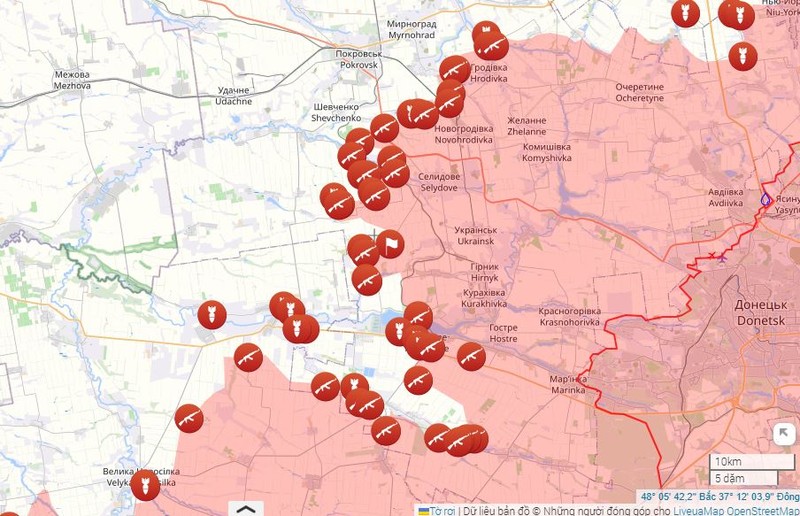 Hai lu doan Ukraine phan cong, Nga tao vong vay bac-nam Kurakhove-Hinh-4