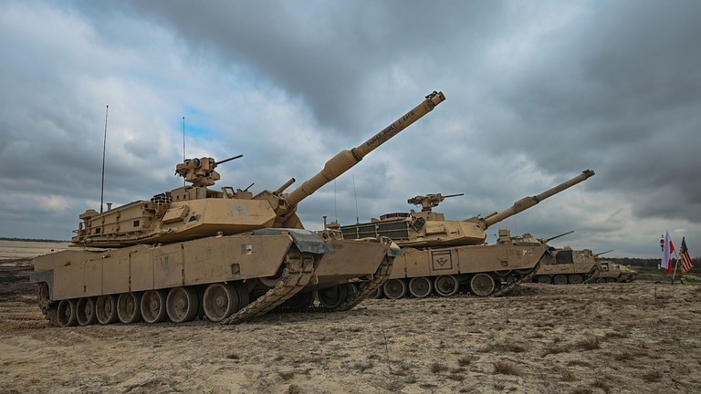 Tang M1A1 Abrams cua My “vo dung” o chien truong Ukraine?