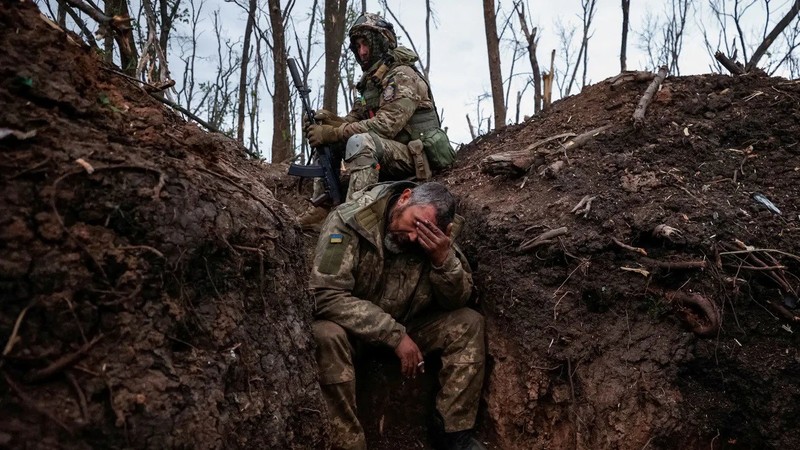 Nga hop vay Ukraine o tay Kurakhove, 