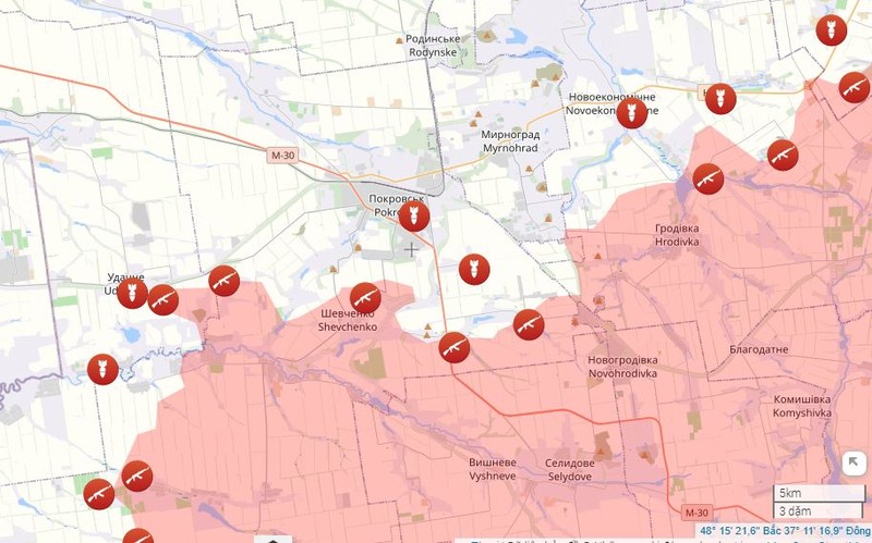 Tinh hinh Pokrovsk nong ruc, Ukraine co giu duoc thanh pho