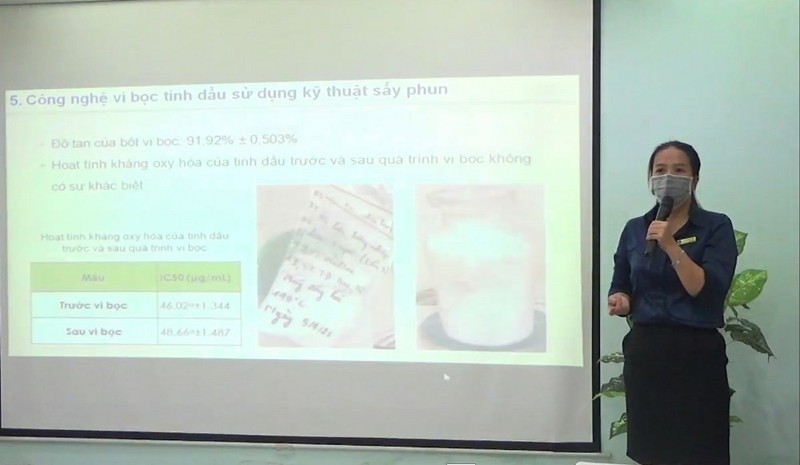 San xuat bot tinh dau bang ky thuat say phun