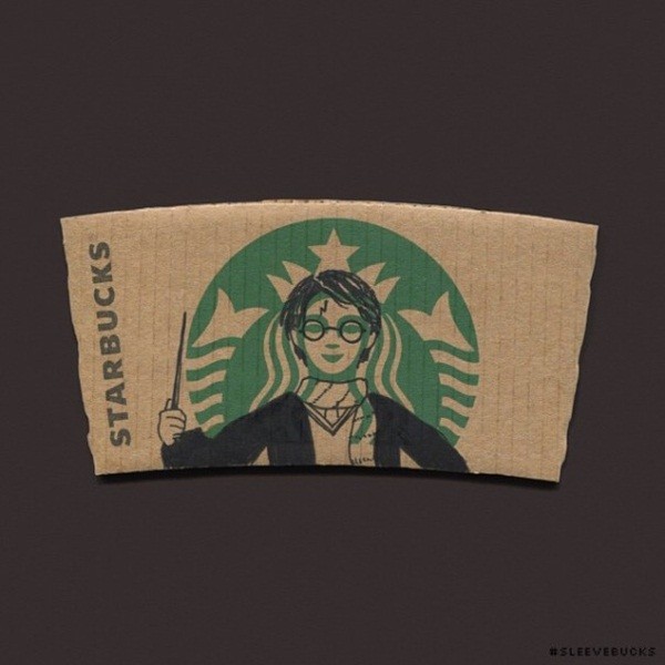 Hình ngọ nghĩnh của Harry Potter ỏ... cafe Starbucks-Hinh-4