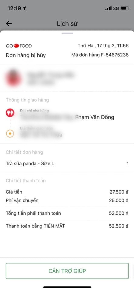 Tai xe cong nghe ngang nhien ga tinh khach hang gay phan no