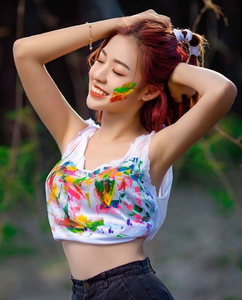 Hot girl “bap can bo” lo bang chung 