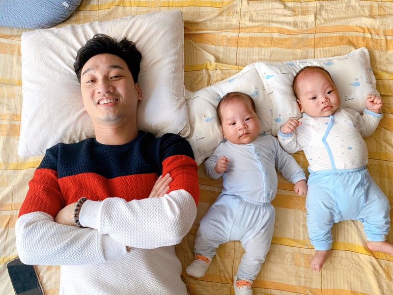 Nguoi vo bo lam tiep vien, sinh 2 con trai cho MC Thanh Trung-Hinh-5