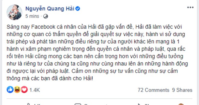 Bi hack Facebook, Quang Hai lo tin nhan yeu duong nhay cam?-Hinh-4