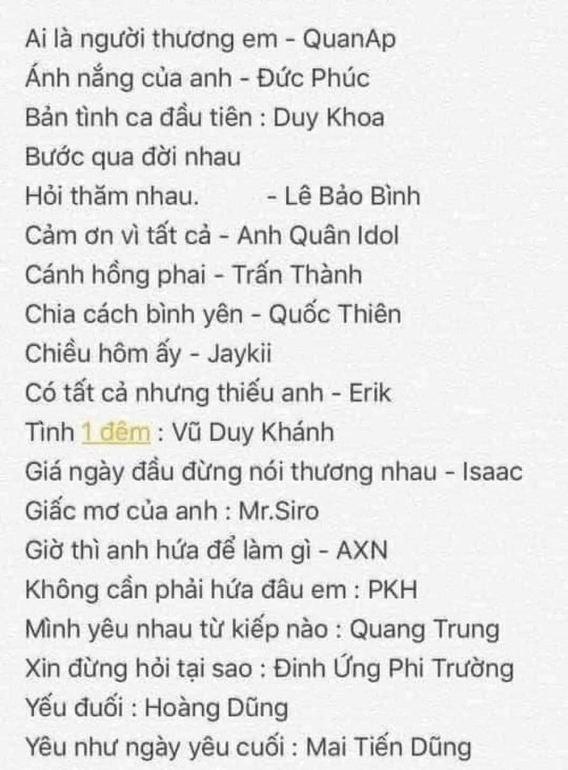 Netizen truyen tay nhau list bai karaoke hat 5 ngay 5 dem dip nghi le-Hinh-5