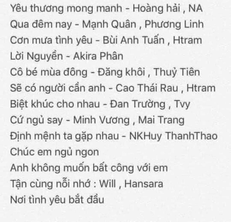 Netizen truyen tay nhau list bai karaoke hat 5 ngay 5 dem dip nghi le-Hinh-8