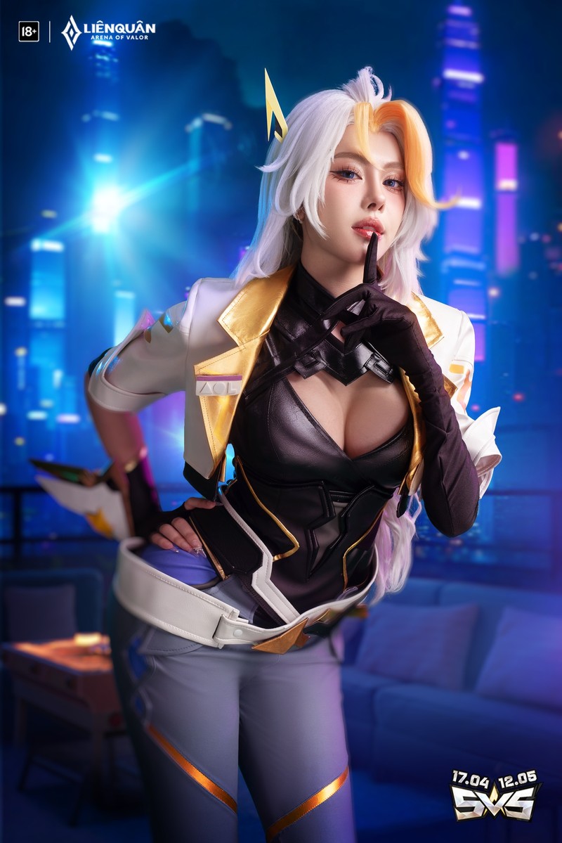 Cosplay tuong nu goi cam Lien Quan, Tiktoker khien anh em xit mau mui-Hinh-2