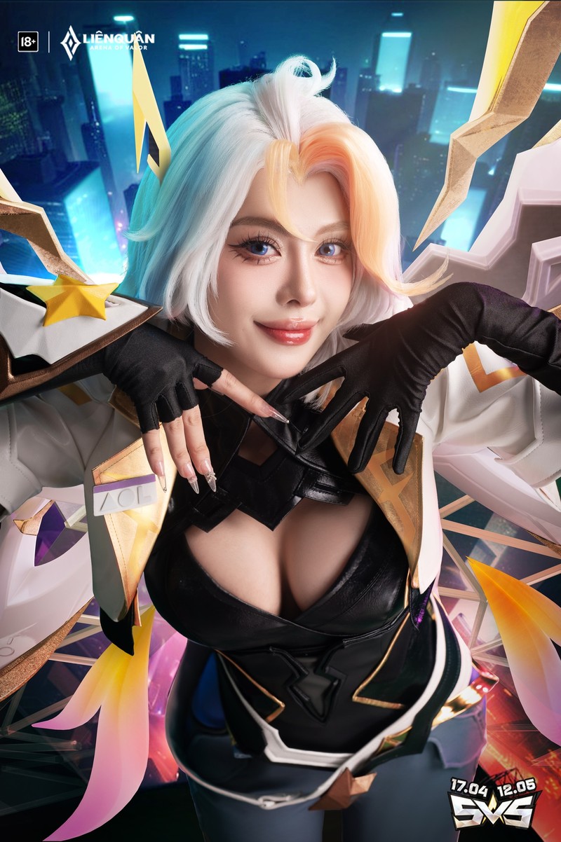 Cosplay tuong nu goi cam Lien Quan, Tiktoker khien anh em xit mau mui-Hinh-4