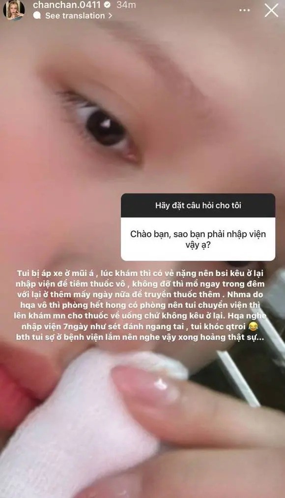 Xoai Non bat ngo nhap vien, trang thai cua Xemesis van im lim