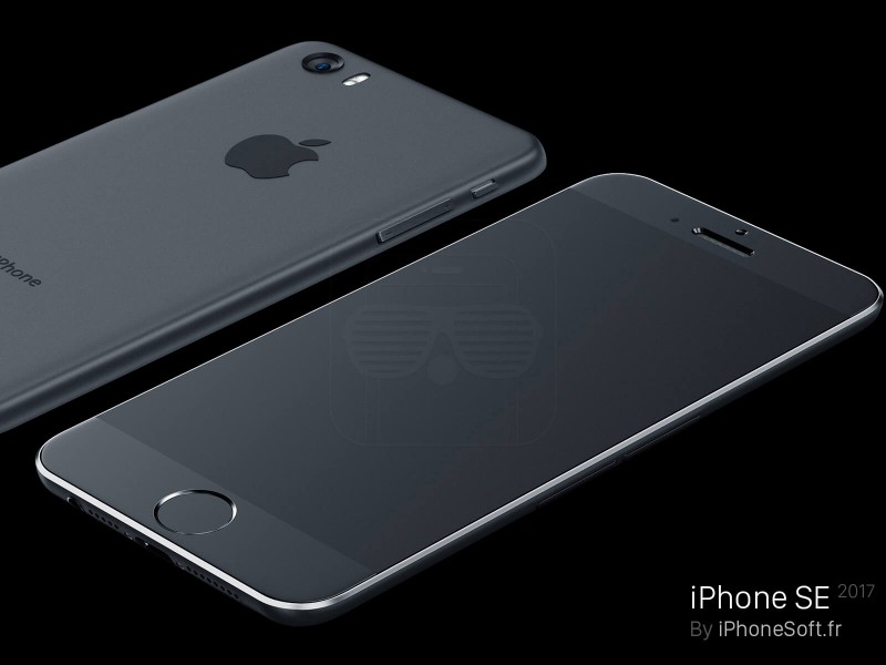 Can canh ve dep don tim cua concept iPhone SE 2017