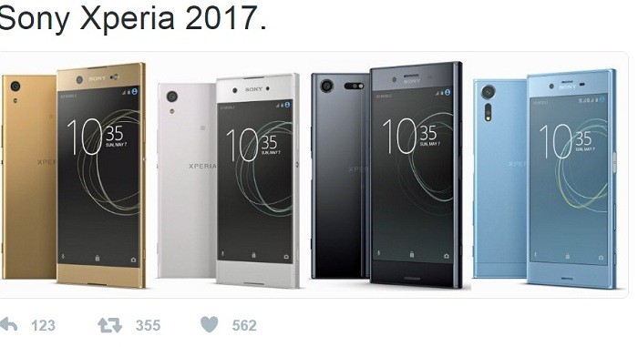 Lo dien 4 mau Sony Xperia 2017 dang mong doi nhat