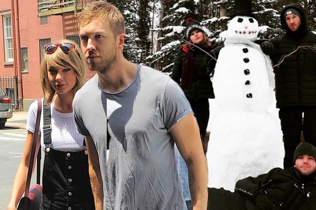 Taylor Swift don Giang sinh cung ban trai Calvin Harris