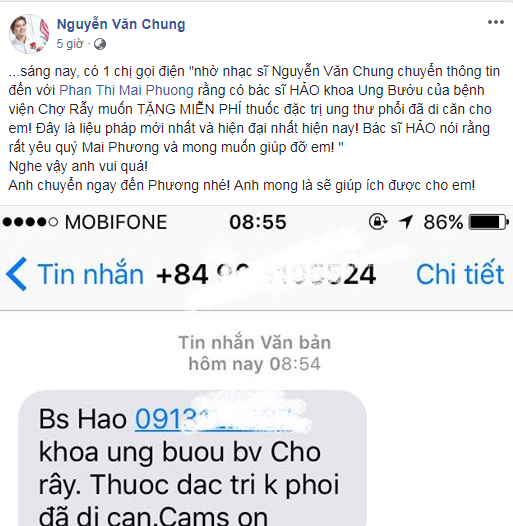 Tin vui moi nhat: Mai Phuong duoc tang thuoc dac tri ung thu-Hinh-2