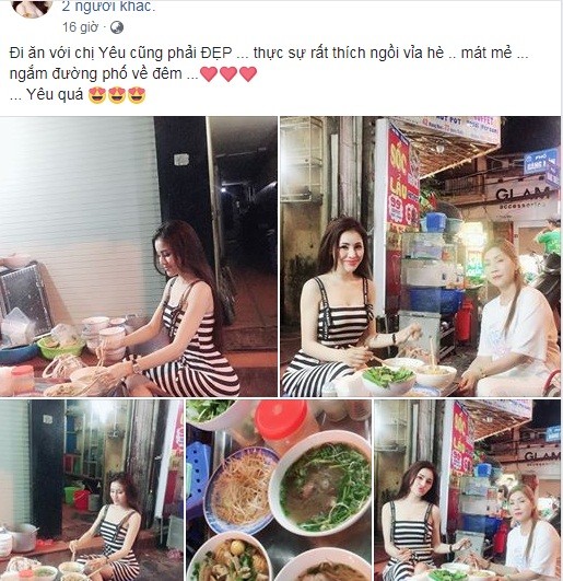 A hau Thu Dung tuoi roi di an truoc khi don bao thi phi-Hinh-2