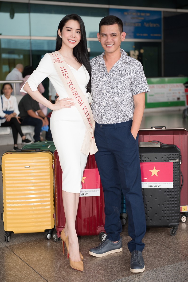 Lien Binh Phat tien Huynh Vy di thi Miss Tourism Queen Worldwide-Hinh-8