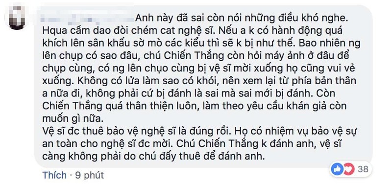 Fan minh oan cho Chien Thang vu keu ve si danh khan gia-Hinh-3