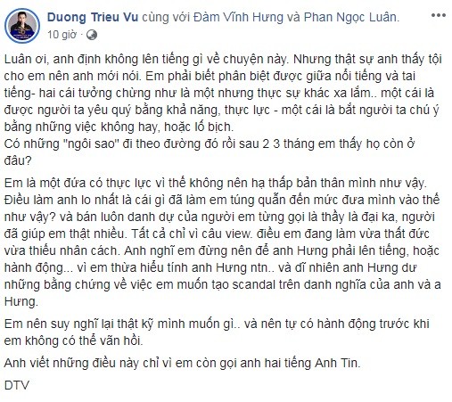 Duong Trieu Vu mang Phan Ngoc Luan: “Vua that duc vua thieu nhan cach“-Hinh-2