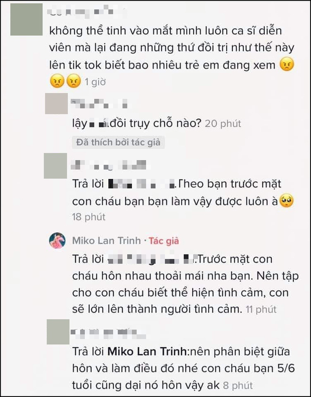 Miko Lan Trinh phan ung khi bi chi trich hon ngau nghien tinh chuyen gioi-Hinh-2