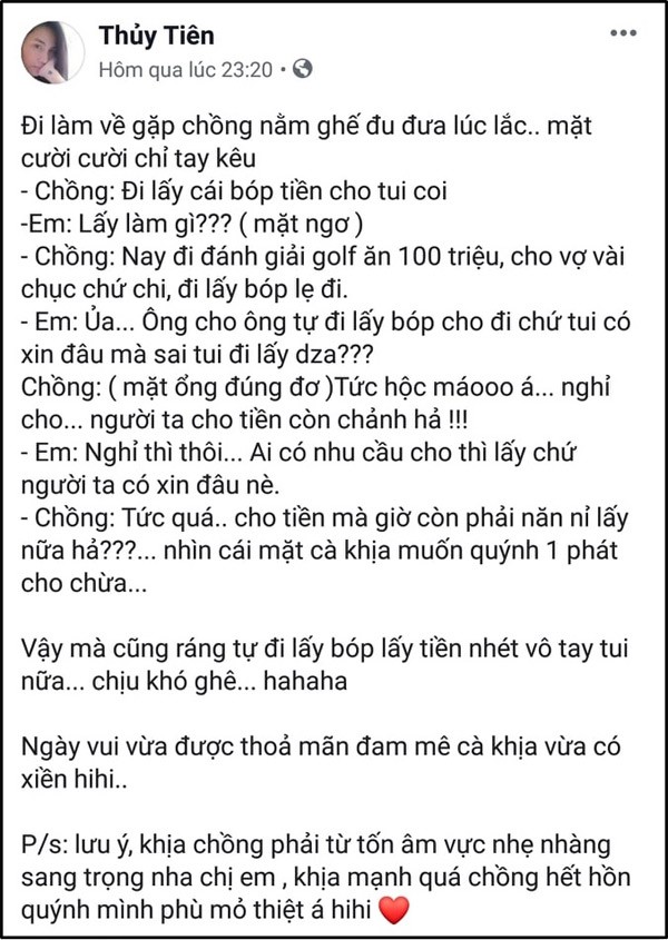 Chet cuoi nhung man “ca khia” cuc man cua Thuy Tien - Cong Vinh-Hinh-3