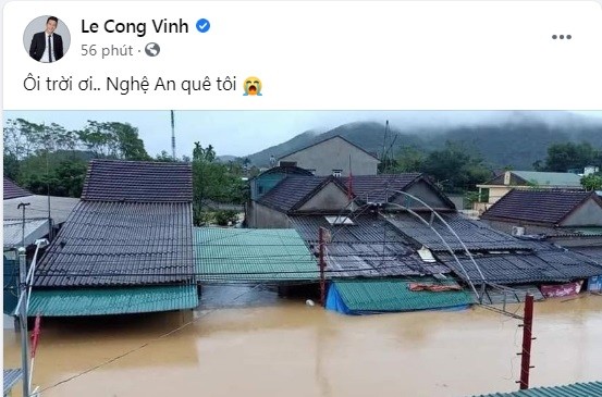 Thuy Tien cuu tro dan Le Thuy, Cong Vinh than troi que nha ngap