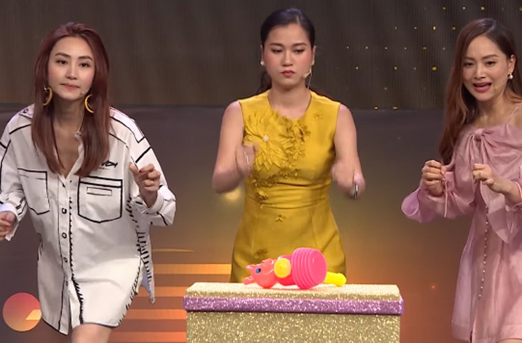Dau chi Huong Giang, Lam Vy Da nhan mat gameshow, bi nem da-Hinh-7
