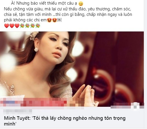 Soi hon nhan cua Minh Tuyet giua on ao phat ngon “tha lay chong ngheo“-Hinh-2