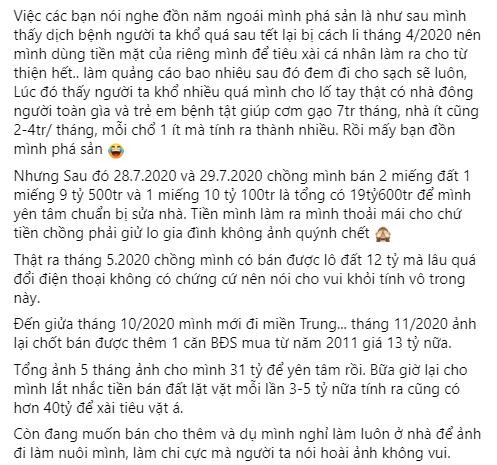 Thuy Tien tiet lo duoc Cong Vinh cho 40 ty 