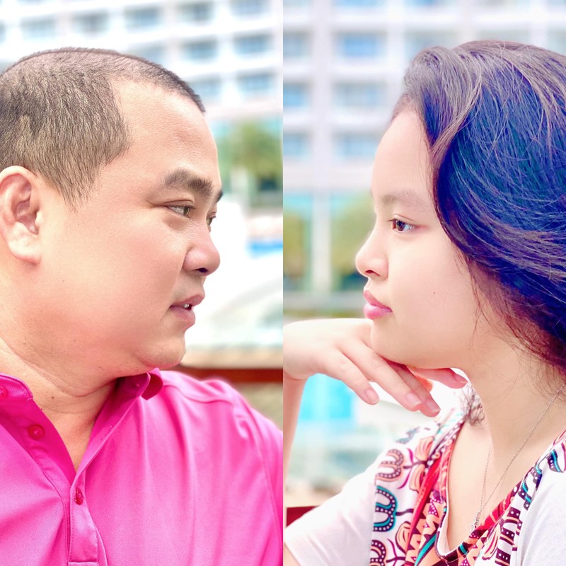Hai con gai nha Thuy Hanh - Minh Khang phong phao, ra dang thieu nu-Hinh-2