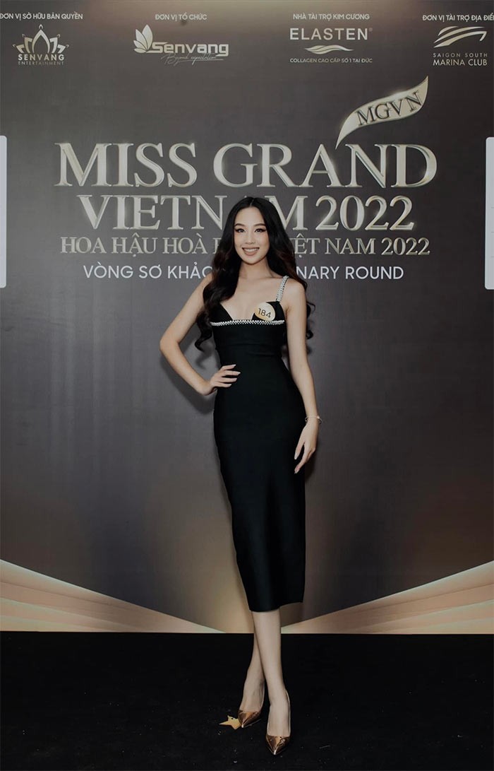 Body nuot cua thi sinh co chieu cao khung o Miss Grand Vietnam 2022