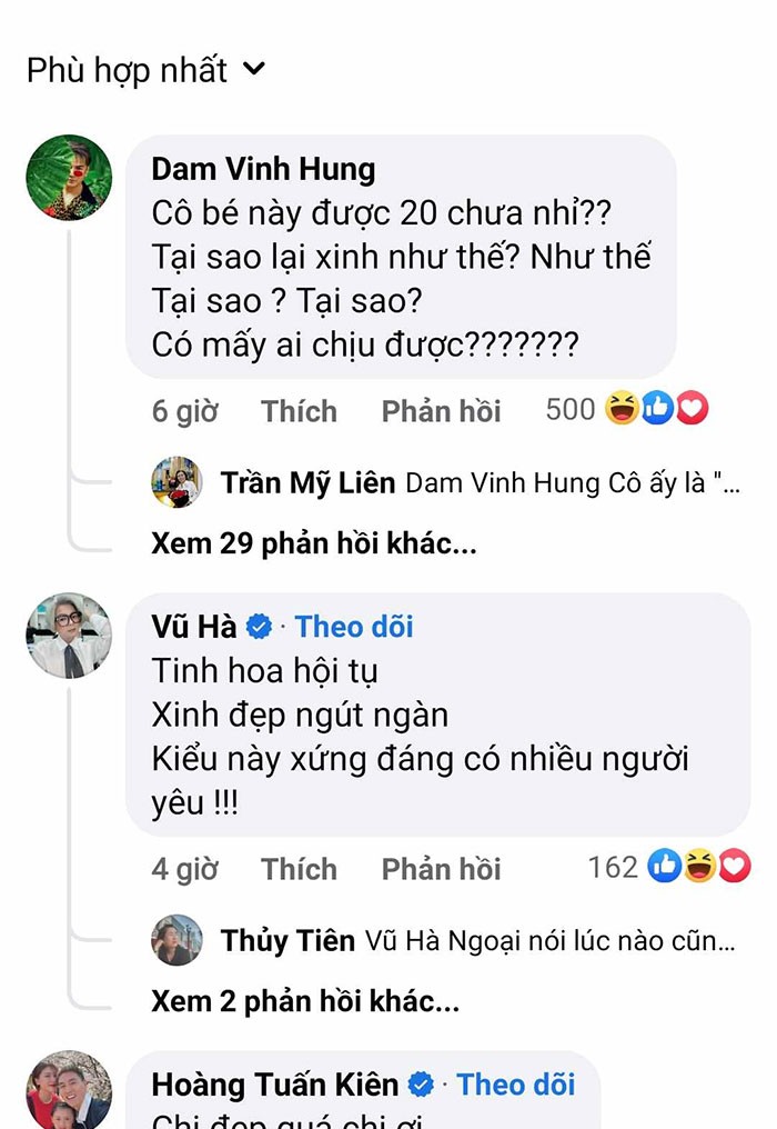 My Tam khoe anh xinh, Dam Vinh Hung noi mot cau gay sot