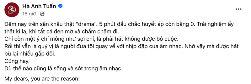 Ha Anh Tuan noi gi ve su co tut huyet ap khi dang dien?-Hinh-3