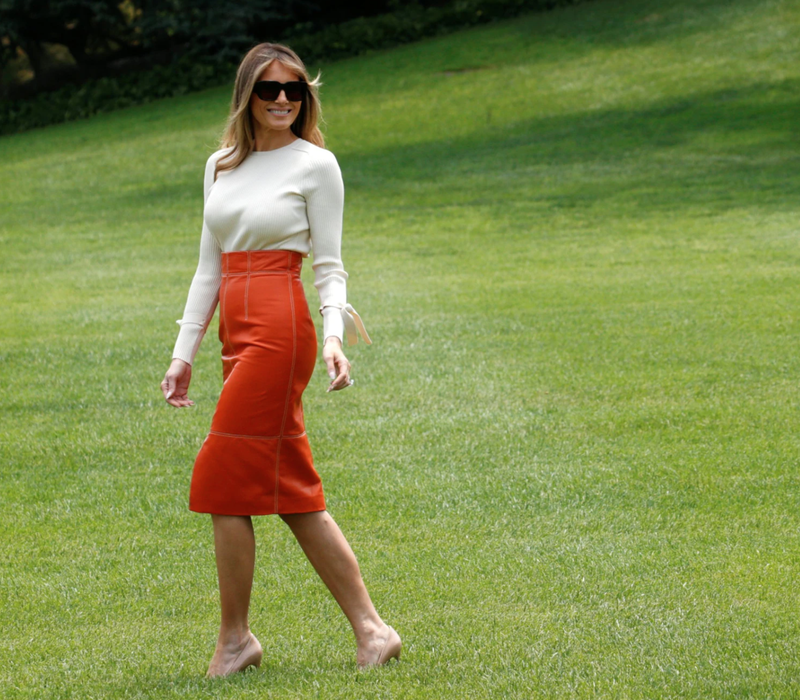 Ve dep tre trung cua ba Melania Trump o tuoi 54-Hinh-7