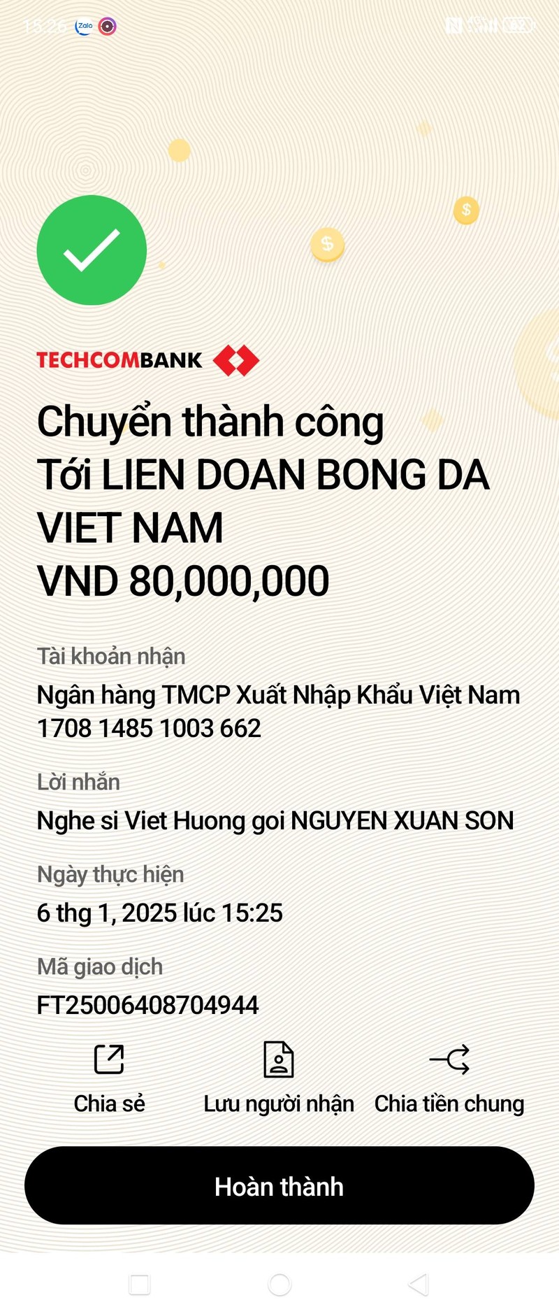 Nghe si Viet Huong gui tang Xuan Son so tien “khung“-Hinh-4