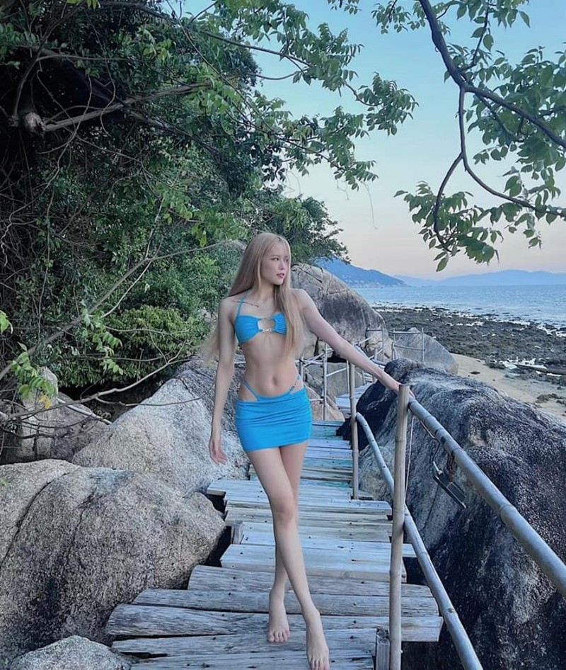 Thieu Bao Tram khoe doi chan “kiem Nhat” gay me fan-Hinh-8