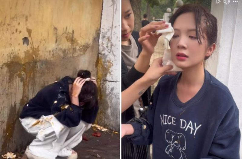 Nhan sac “thoi gian bo quen” cua dien vien bi nem trung vao nguoi