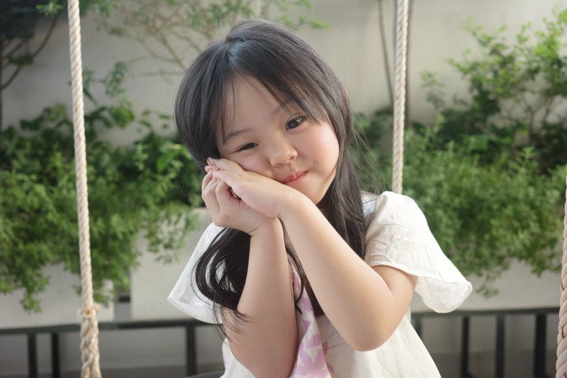 Con gai Dam Thu Trang hoa “my nhan nhi” voi toc mai thua-Hinh-4