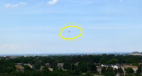 Vat the giong UFO bat ngo xuat hien o Ontario, Canada-Hinh-2