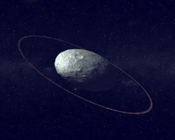 Phat hien bat ngo quanh hanh tinh lun Haumea