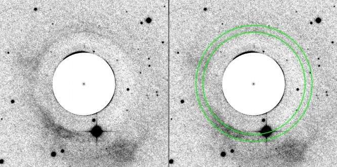 Vang hao quang cuc la quanh tinh van hanh tinh IC 5148 gay choang
