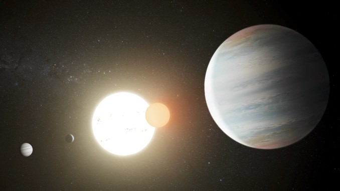 Kinh ngac hanh tinh thu ba trong he sao nhi phan Kepler-47