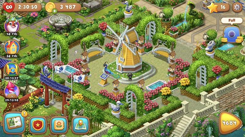 Ngam khu vuon “long lay” trong game Gardenscapes cua chi em nhung ngay cach ly-Hinh-7