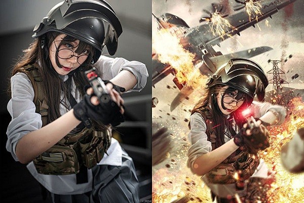 Ngam dan gai xinh cosplay PUBG, ai cung muon choi ngay game nay-Hinh-2