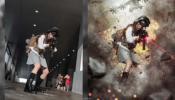 Ngam dan gai xinh cosplay PUBG, ai cung muon choi ngay game nay-Hinh-3