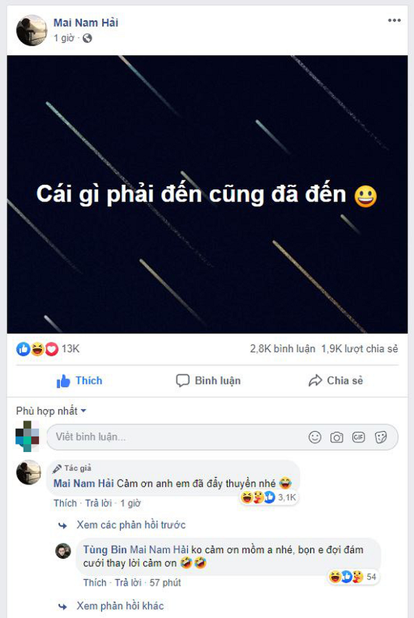 Minh Nghi cong khai nua kia, hoa ra la 