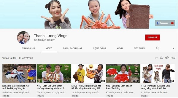 Hang xom bat ngo to ba Tan Vlog dung 