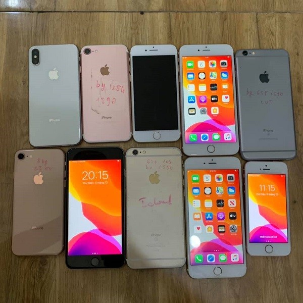 iPhone X gia 3,6 trieu dong, ham re ma qua mang no