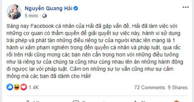 Nu streamer nhan “gach da” vi quy chup viec Quang Hai lo tin nhan-Hinh-2