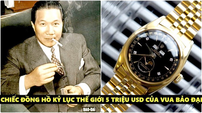 Ly do dong ho cua Vua Bao Dai “duoc gia” nhat the gioi